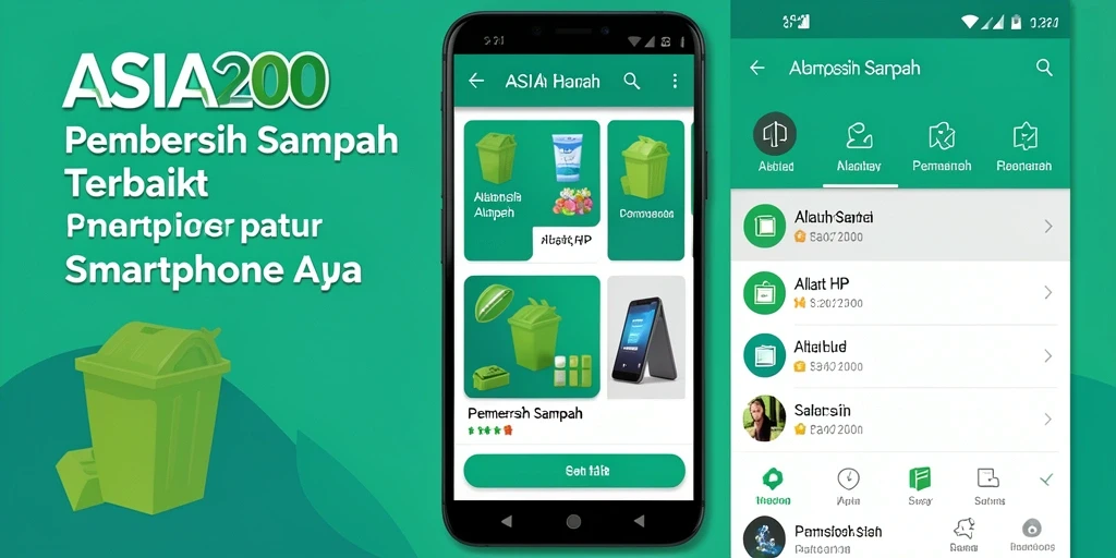 Antarmuka pengguna ASIA200 yang sederhana dan fungsional.