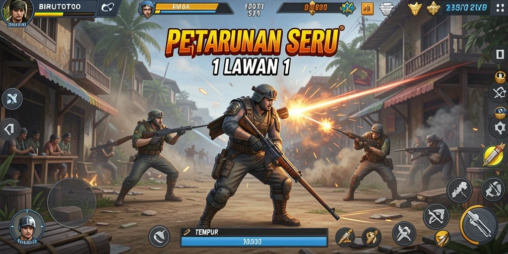 Tampilan pertarungan mendebarkan dalam BIRUTOTO.