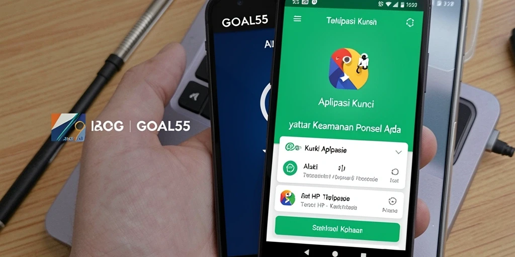 Tampilan antarmuka GOAL55 yang sederhana dan mudah digunakan.