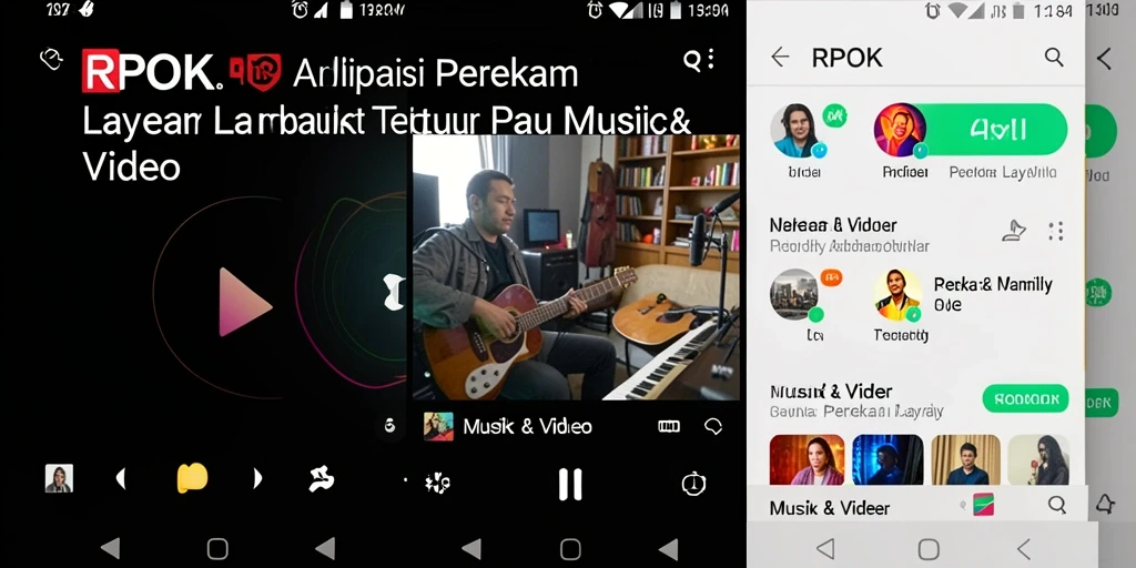 Antarmuka RPOK yang sederhana untuk perekaman layar yang efisien.